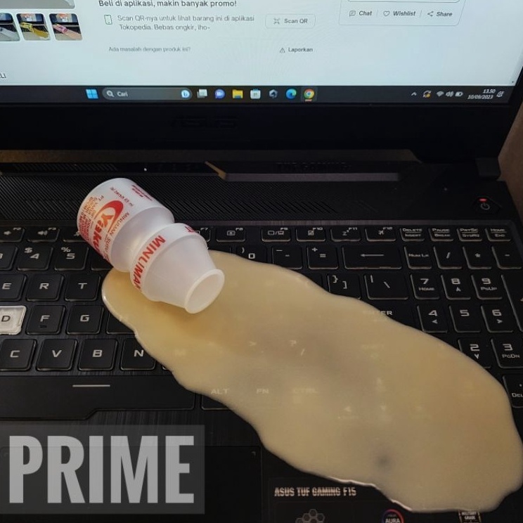 Jual Terlaku Susu Kaleng Tumpah Fake Spill Prank Fake Props Shopee