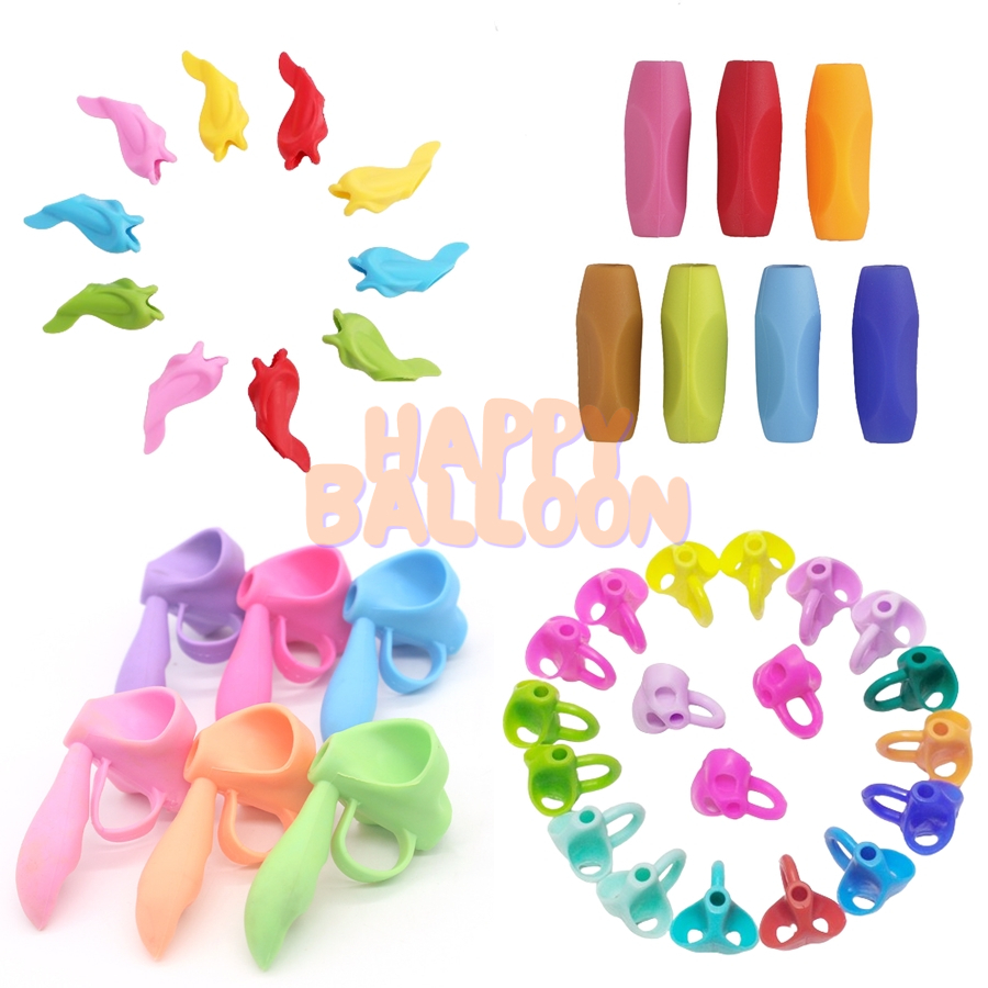Jual HappyBalloon Alat Bantu Pensil / Grip Pencil / Pegangan Pensil