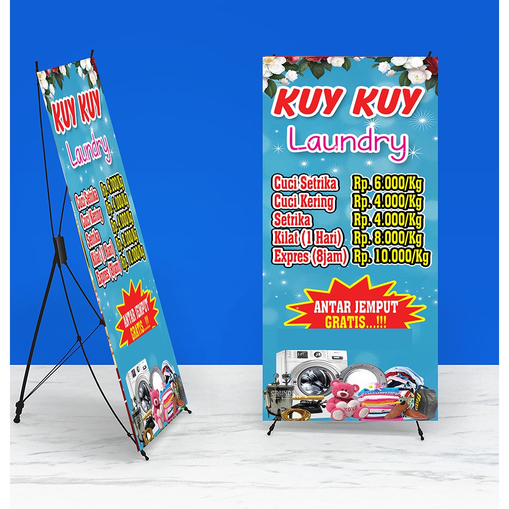 Jual x banner custome design | x banner desain suka suka | Shopee Indonesia