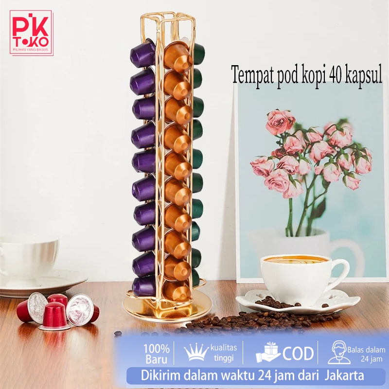 Jual 40 Capsul Tempat Kapsul/Tempat Kopi Kapsul Untuk Nespresso Coffee ...