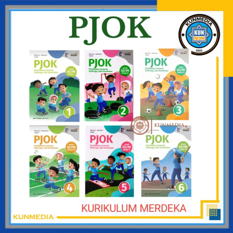 Jual ORIGINAL Buku PJOK SD KELAS 1 2 3 4 5 6 KURIKULUM MERDEKA ERLANGGA ...