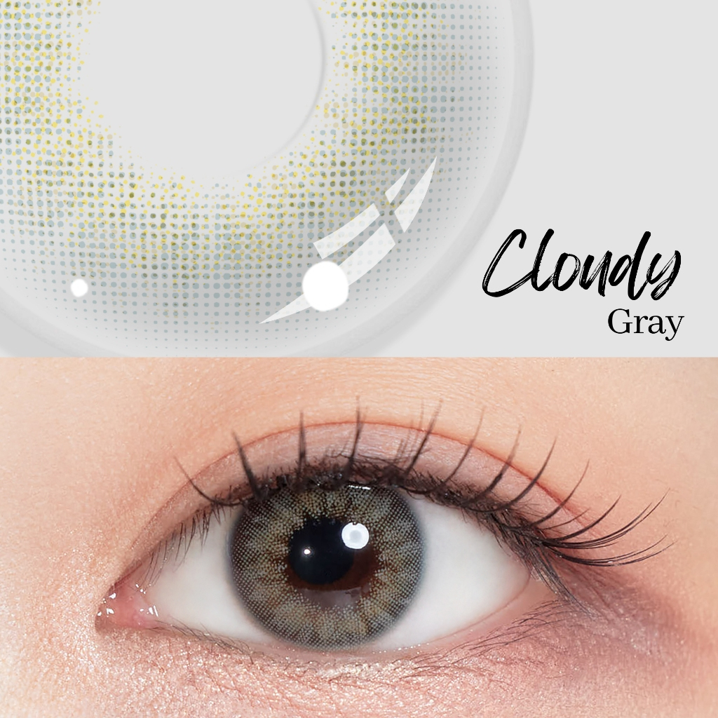 Jual Mikeda -Softlens X2 New Sanso Color Cloudy Grey | Shopee Indonesia