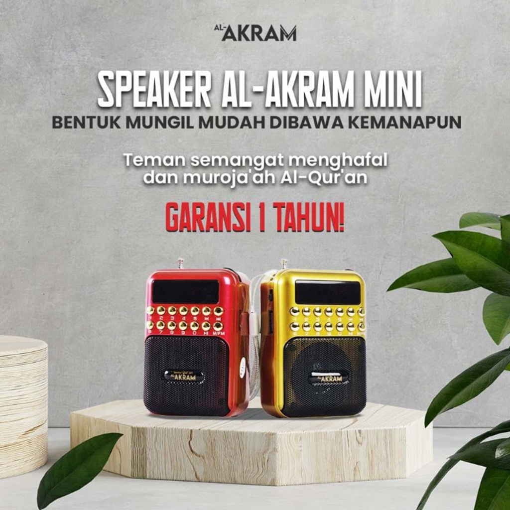 Jual SPEAKER MINI AL AKRAM SPEKER MUROTTAL QURAN LENGKAP 30 JUZ ADA ...