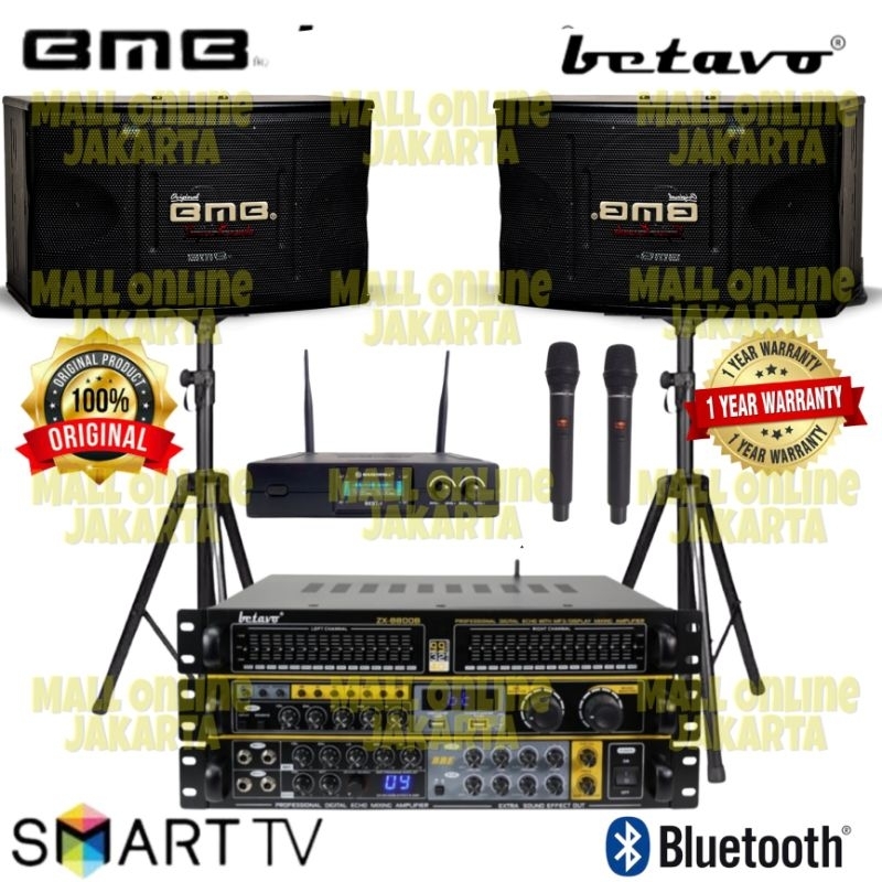 Jual Paket karaoke Bmb 12 inch sound system rumah home theater