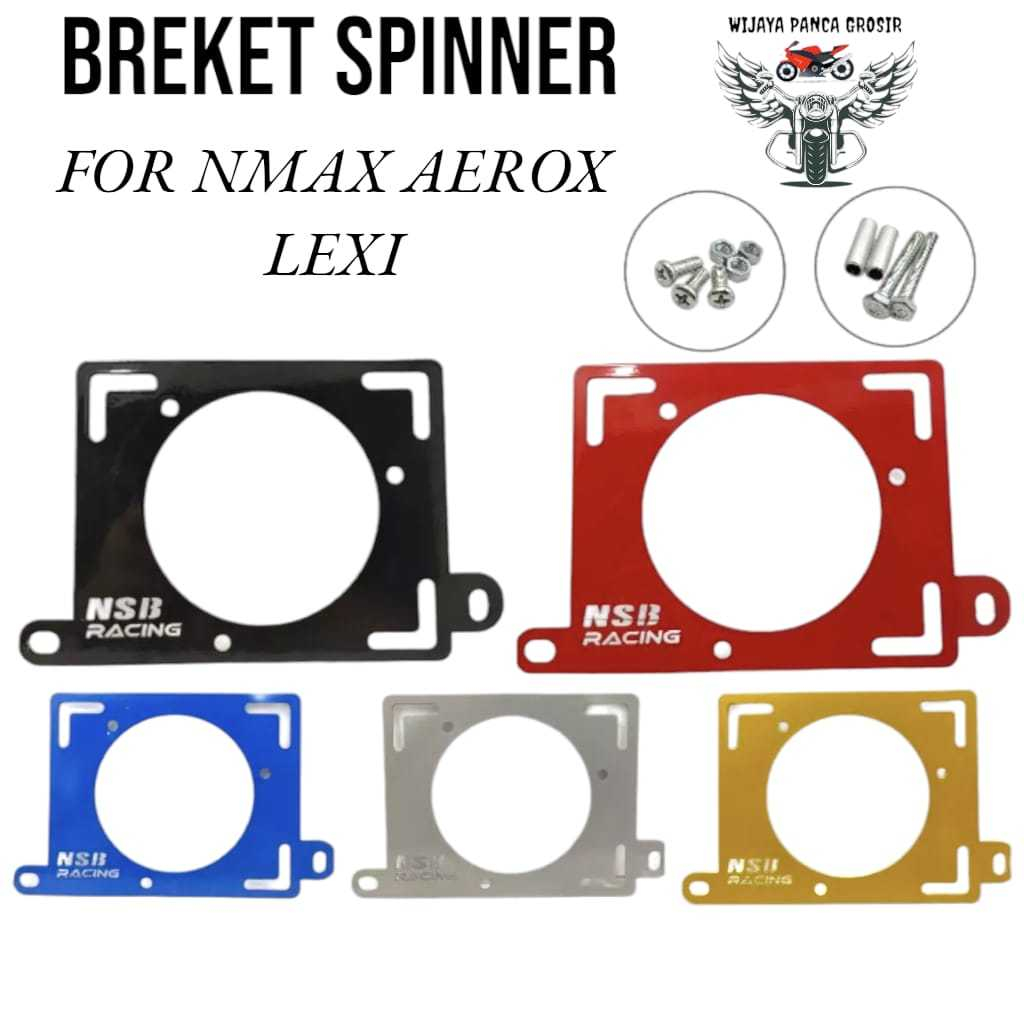 Jual BREKET SPINNER RADIATOR NSB FREE BAUT PNP MOTOR NMAX AEROX LEXI ...