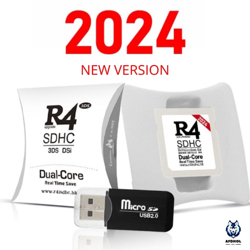 2021 Upgrade R4 SDHC Lite - R4 RTS 3DS +16GB MicroSd Card- NEW LOW