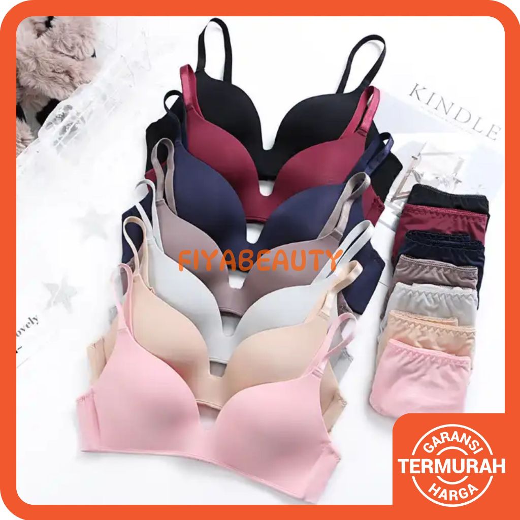 Chelyne BH Seamless 2188 / 2388 Premium Full / Half Cup Bra - Push-Up Bra  Tebal Tanpa Kawat Penyangga 32/40