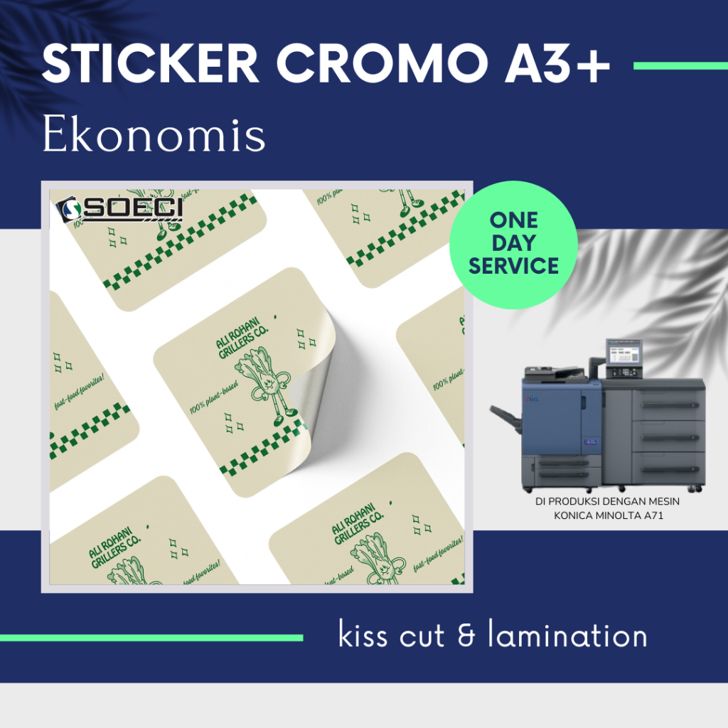 Jual PRINT STICKER | STIKER A3+ I CETAK STICKER CHROMO & KissCut ...