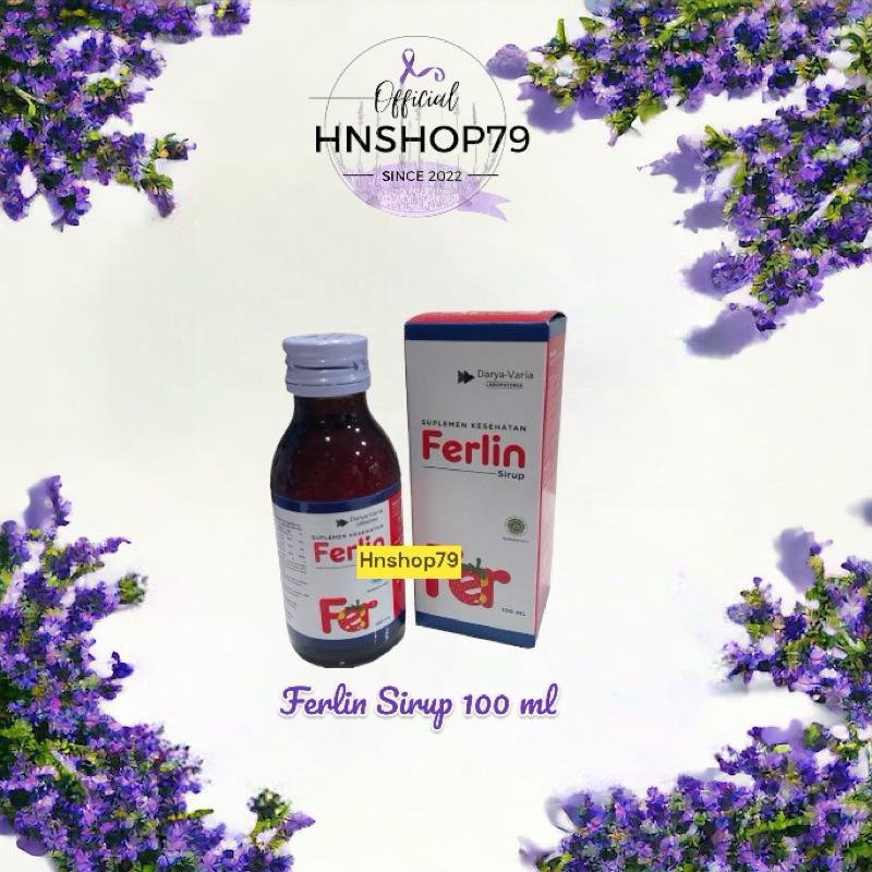 Jual Ferlin Sirup 100 Ml Shopee Indonesia