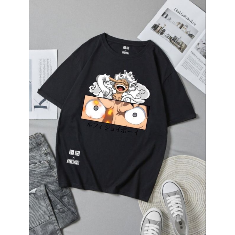 kaos tshirt baju uniqlo anime one piece kartun - Main Image