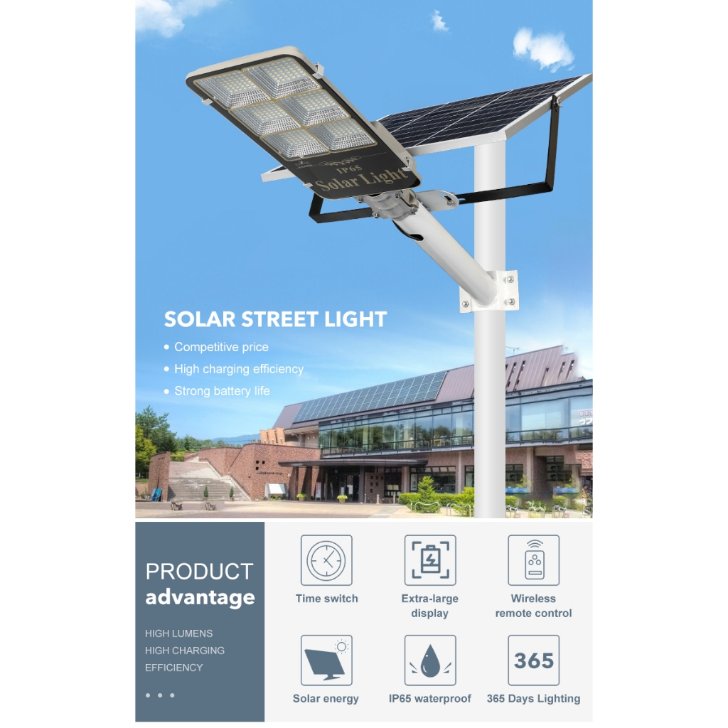 Jual Lampu Jalan LED Solar Tenaga Surya PJU Solar Cell 2in1 | Shopee ...
