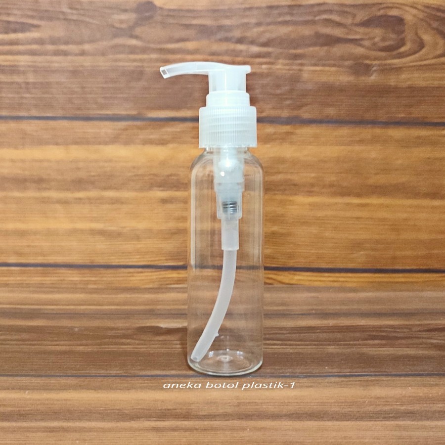 Jual Botol Pump Lotion 100ml Clear / Botol Plastik 100 Ml Pump Lotion ...
