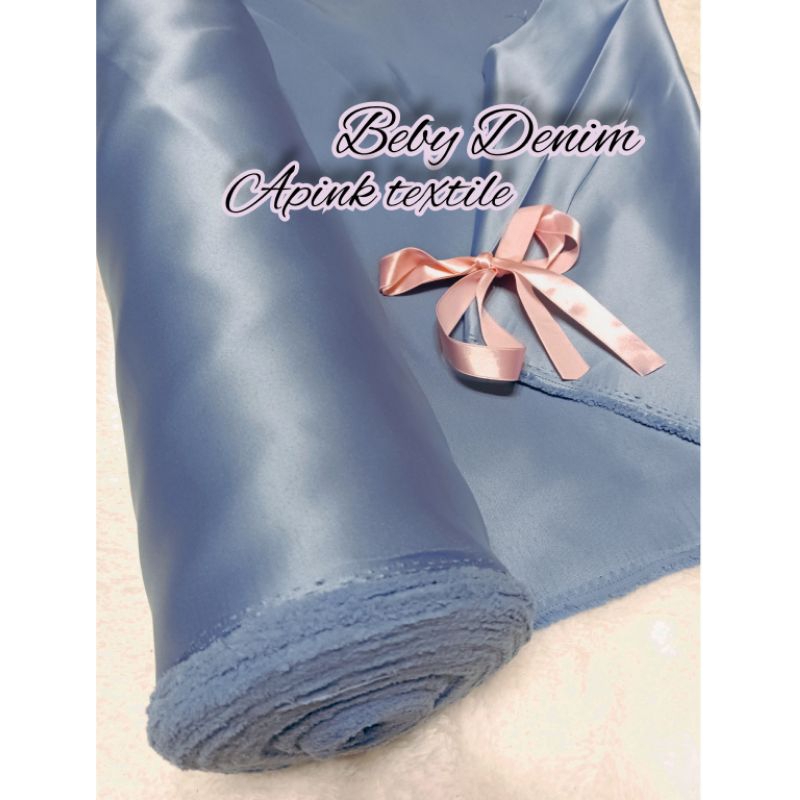 Jual Kain Satin Bridal Bahan Gaun Pengantin Kain Meteran Lebar 1