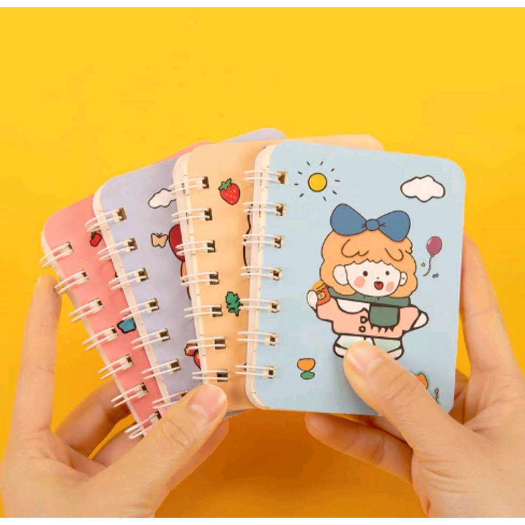 Jual Buku Memo Catatan Kecil Mini A7 Notebook Ringan Motif Kartun ...