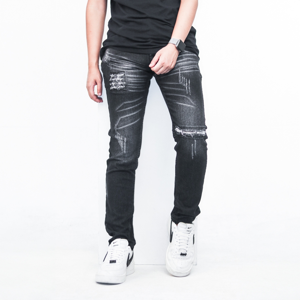 DSQUARED2 Super TwinkyJean ブラック 清澄 スキニー デニム