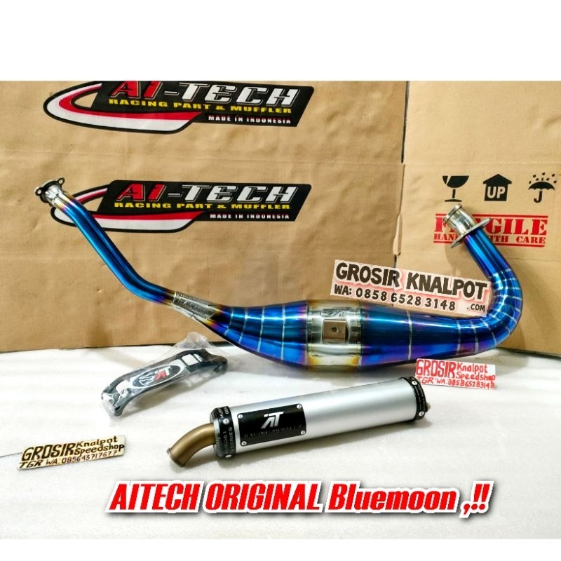 Jual Knalpot Aitech ORIGINAL Bluemoon Rainbow new Model Cobra & Non ...