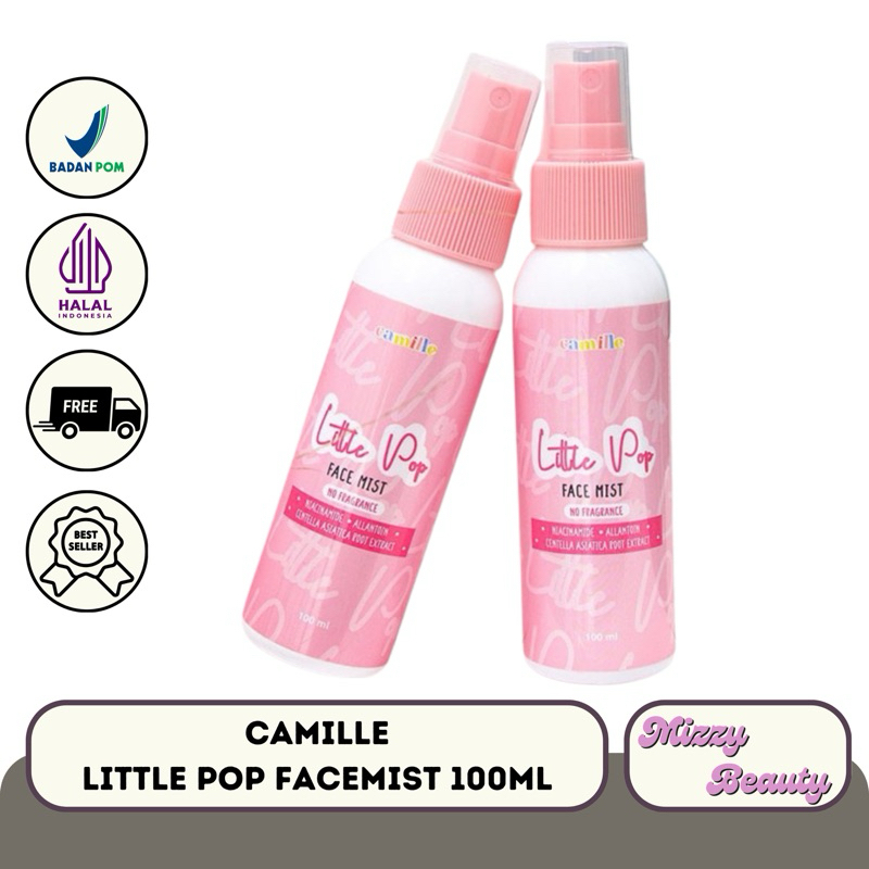 Jual Ready Stock Face Mist Camille Little Pop Facial Spray Bpom 100