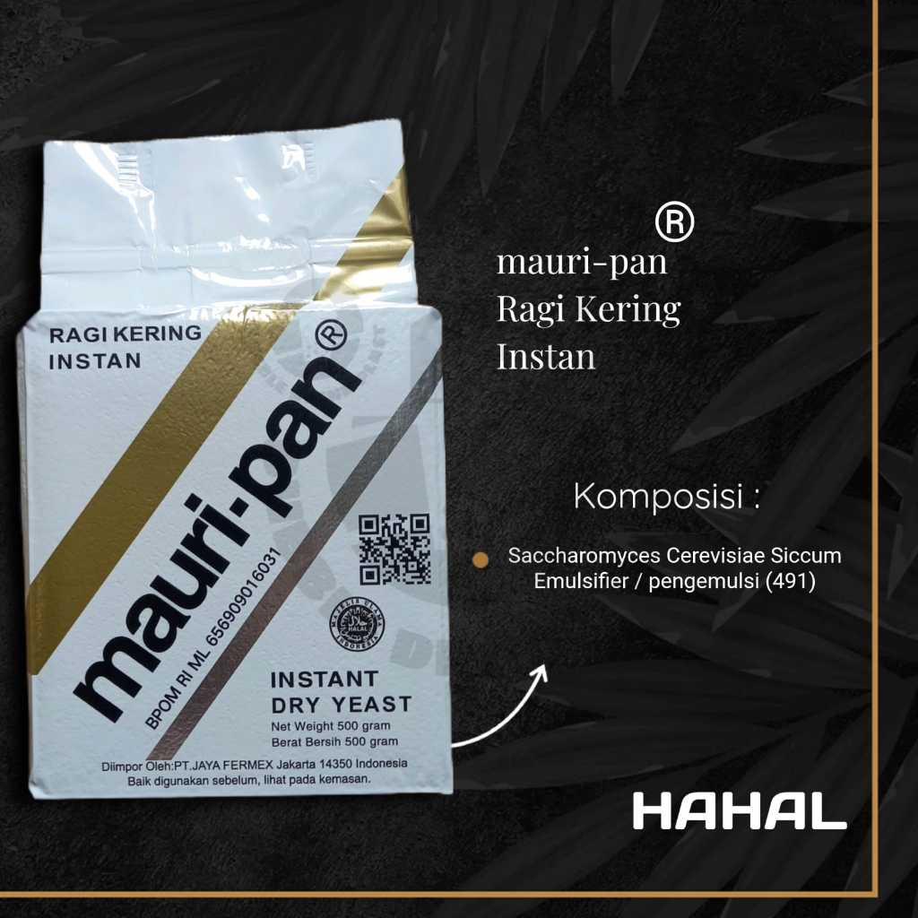 Jual Mauripan Ragi Kering Instant Dry Yeast 500gr / Pengembang Roti ...