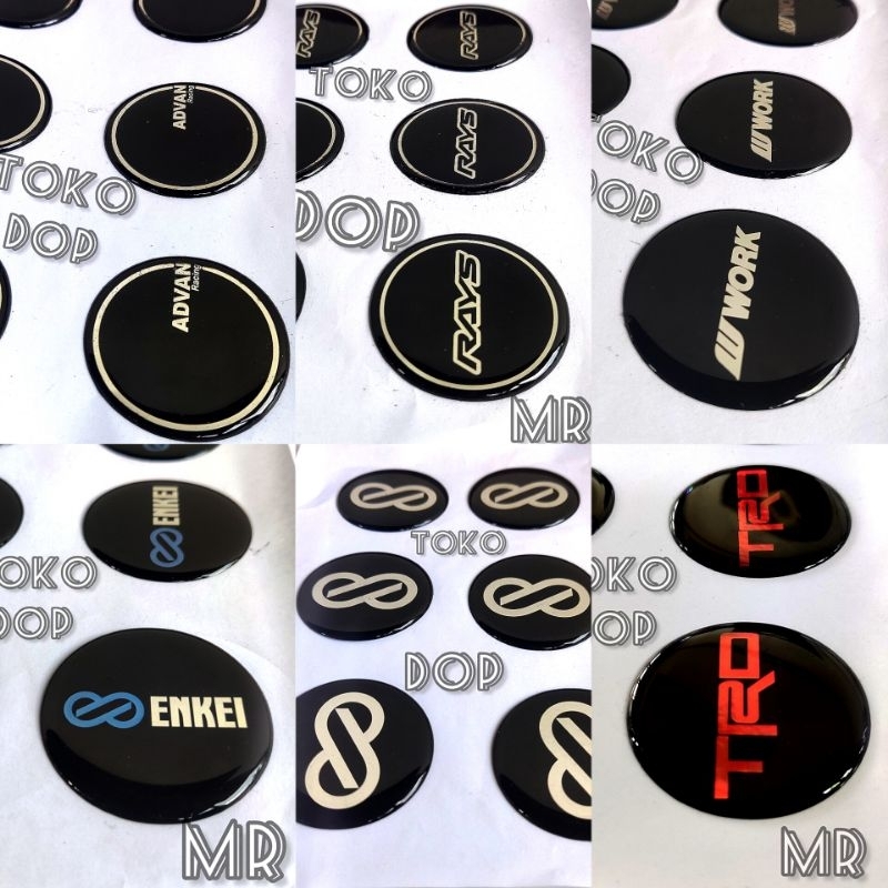 Jual STIKER TIMBUL ENKEI HSR XXR VOLK RAYS RACING WHEEL SSR VOSSEN ...