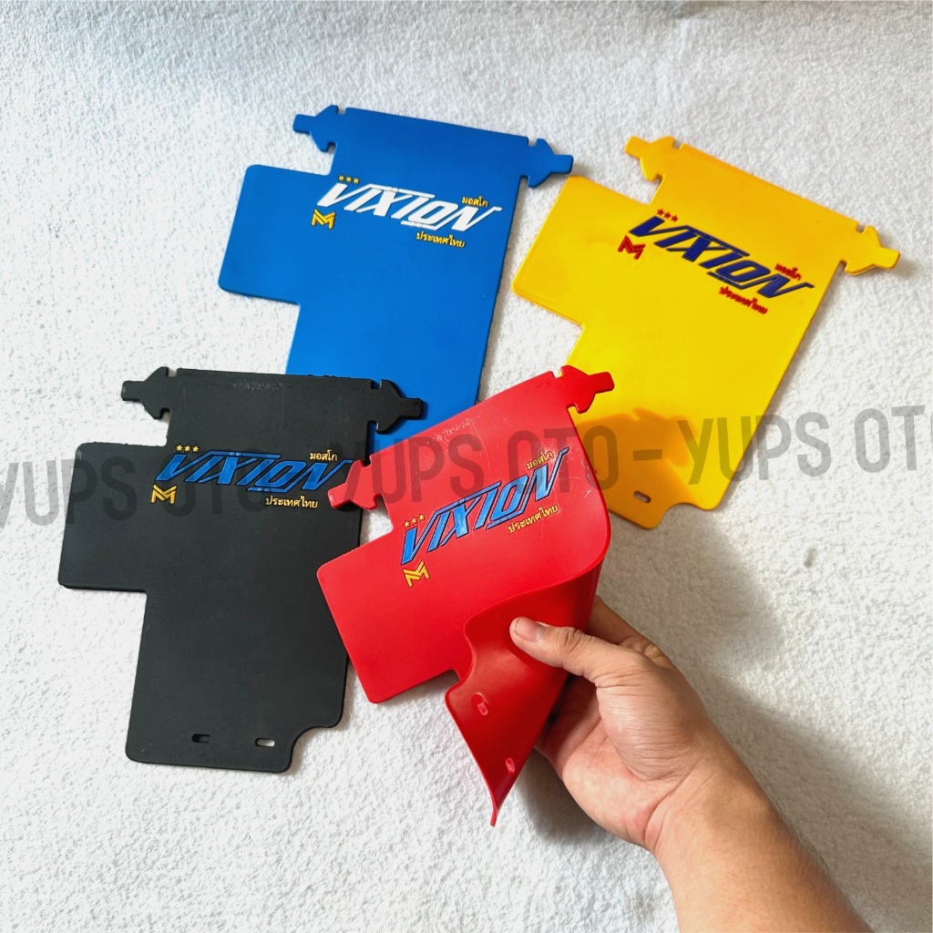 Jual Mudflap Penahan Lumpur Vixion Tulisan Thailand Karet Spakbor