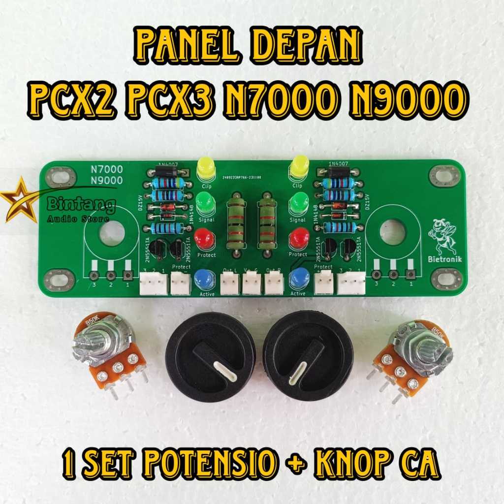 Jual Modul Led Panel Depan Power Amplifier N N P N