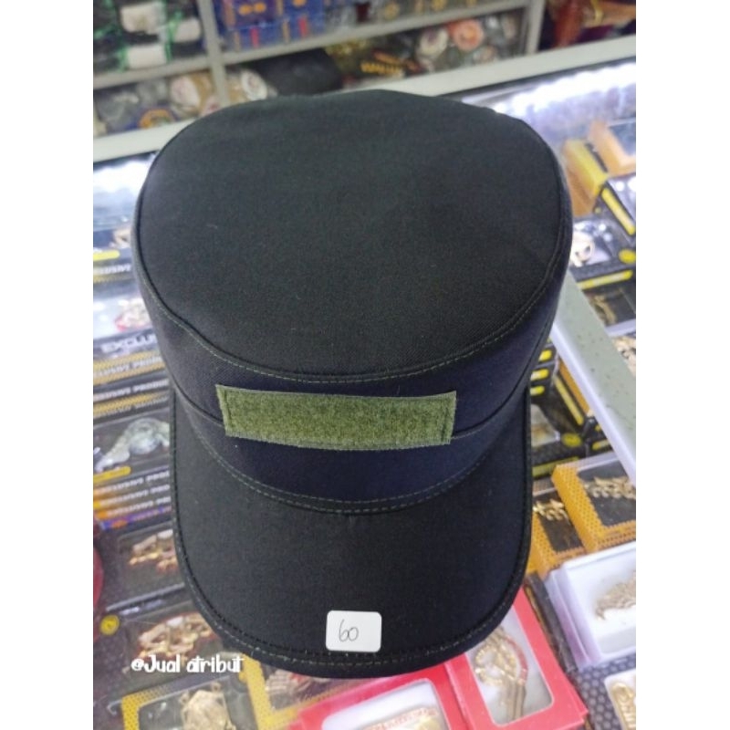 Jual Topi Pet Komando PDH Pama BA TA TNI AD + pangkat dan nama bordir ...