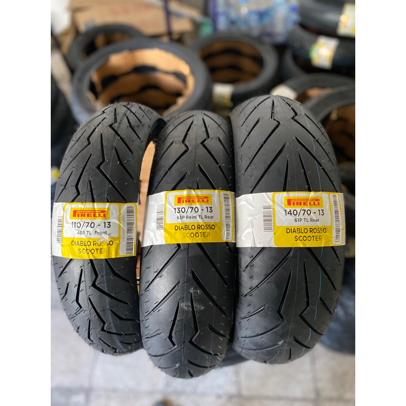 Jual Ban Pirelli Nmax Diablo Rosso Scooter 110/70-13 120/70-13 130/70 ...