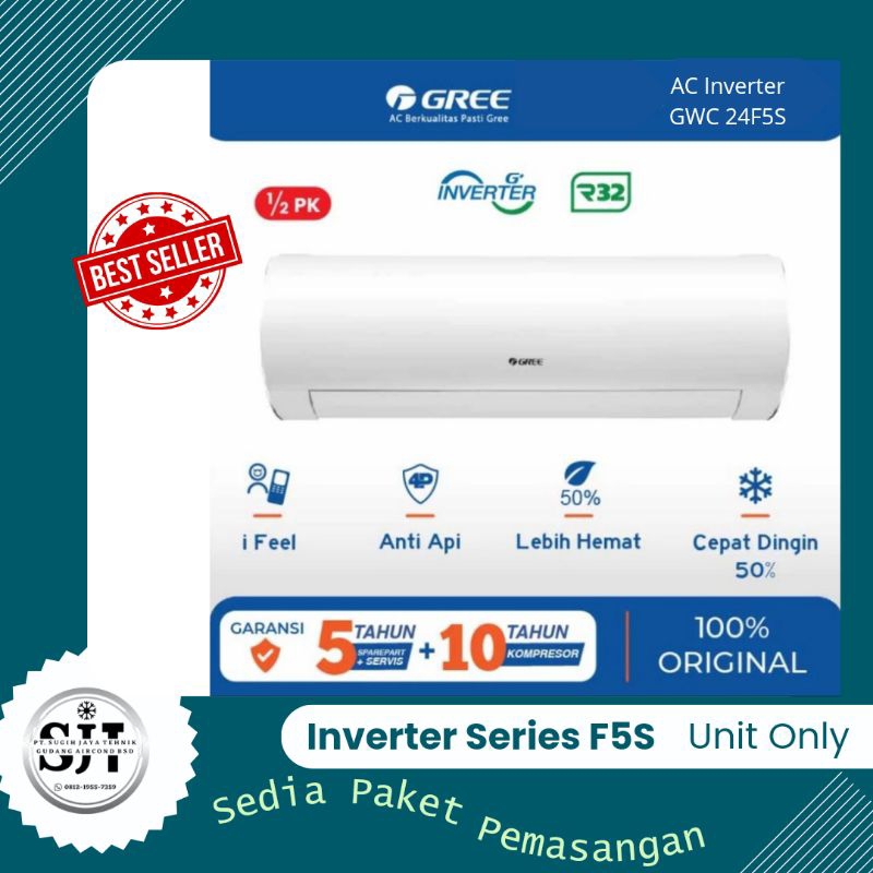 Jual Ac Gree Inverter Series 2pk Gwc 18f5s Garansi Resmi Unit Only Shopee Indonesia 9024