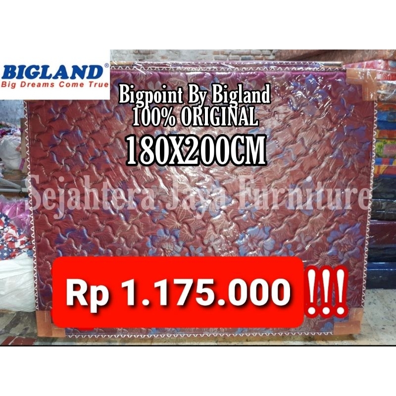 Jual Kasur Springbed Bigpoint by Bigland 180x200 (Jawa Timur) | Shopee ...