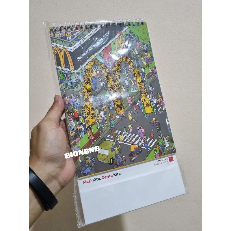Jual KALENDAR MCD MCDONALD'S KALENDAR TAHUN 2024 ! LIMITED! MASIH DALAM ...