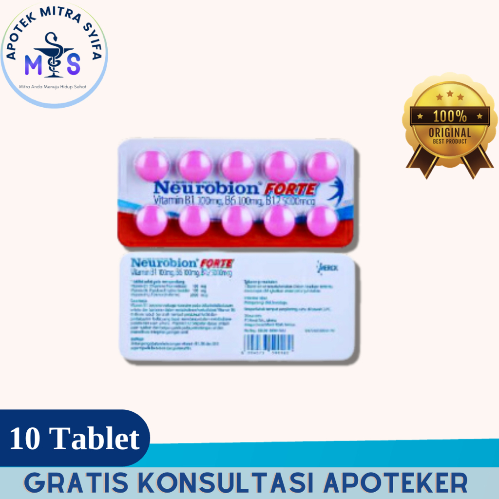 Jual Neurobion Forte Suplemen 10 Tablet | Shopee Indonesia