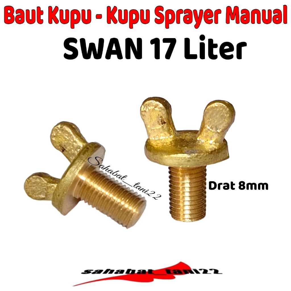 Baut baud kupu kupu pompa sprayer manual DRAGON STAR 14/17 Liter