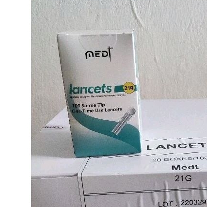 Jual Lancet Bekam Medt Medilance 21g/ Jarum Bekam Medilance 21 G ...