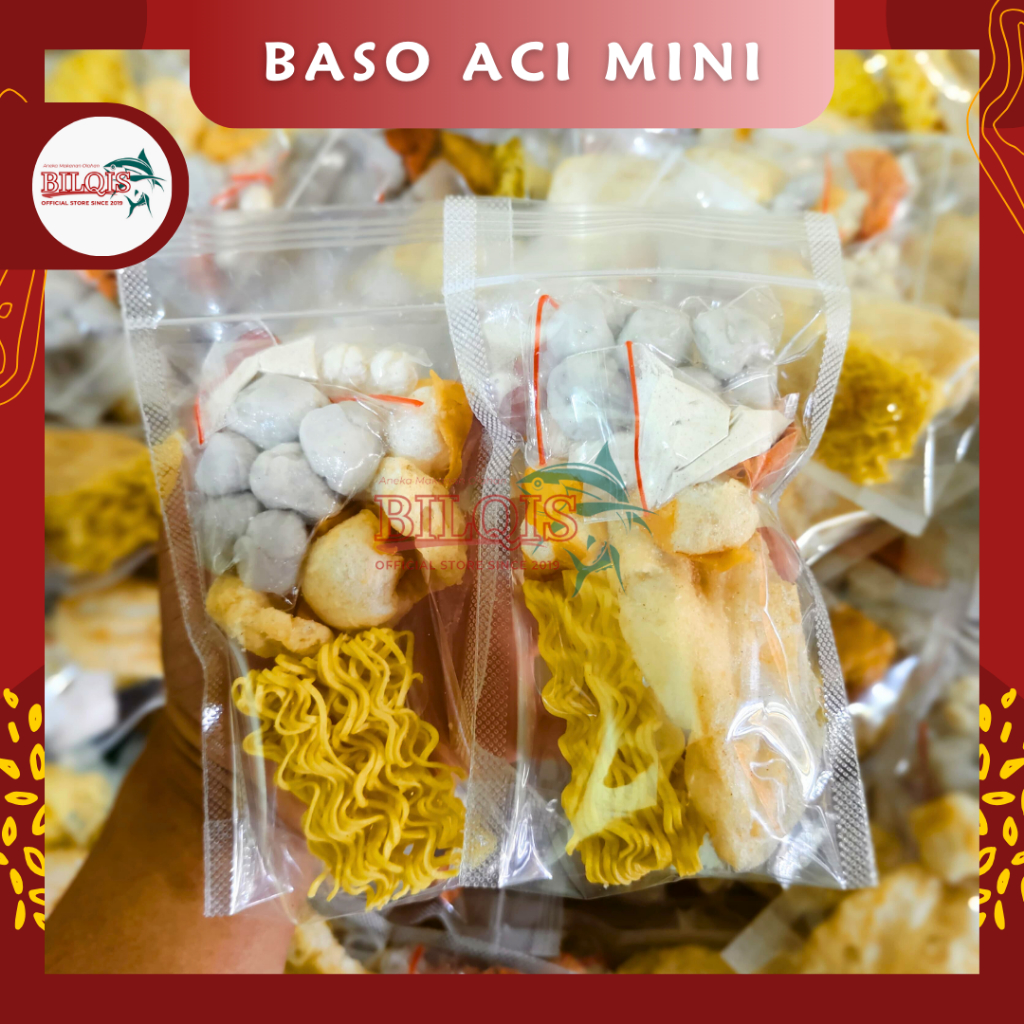Jual Baso Aci MINI / Bakso Aci Boci Instan Homemade / Baso Aci Bilqis ...