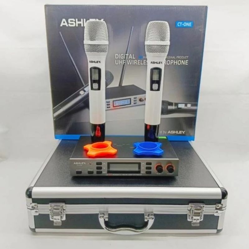 Jual Mic Wireless Profesional Ashley CT-ONE CT ONE Anti Feedback ...