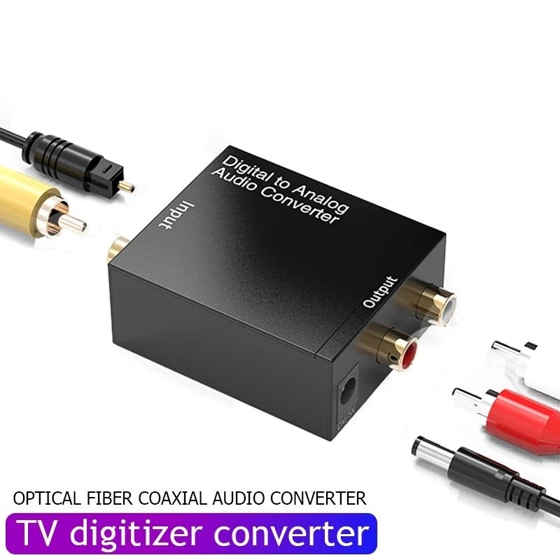 Jual Toslink Optical Coaxial to RCA TV Suara ke Amplifier Converter ...