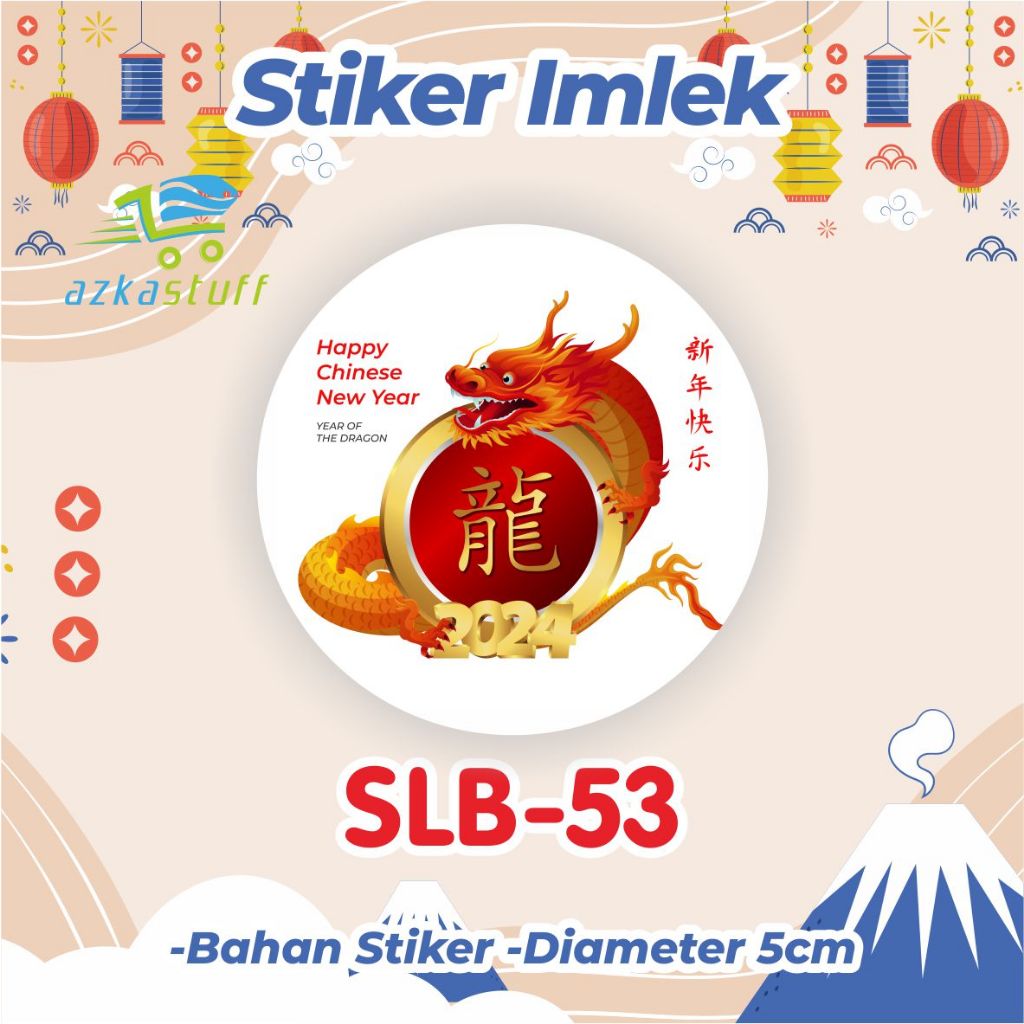 Jual Stiker Imlek Chinese New Year Stiker Toples Hampers Shopee Indonesia 6749