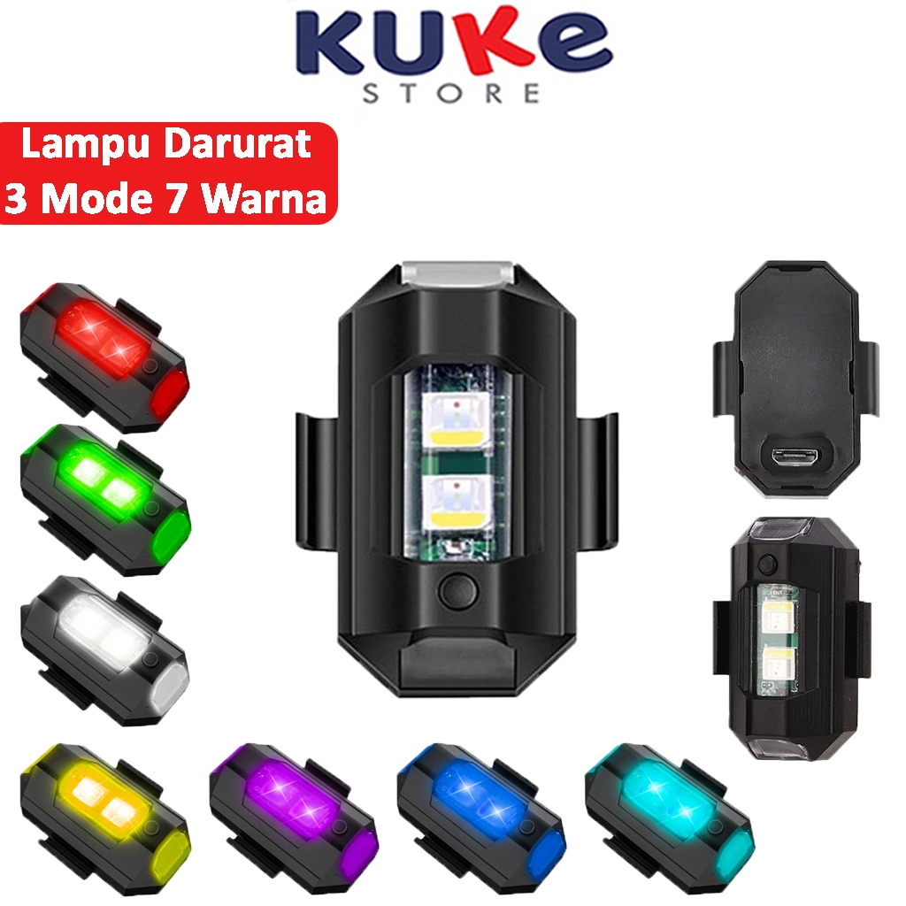 Jual Kuke Lampu Led Kedip Warna Sepeda Motor Mobil Lampu Led Warna Universal Lampu Led