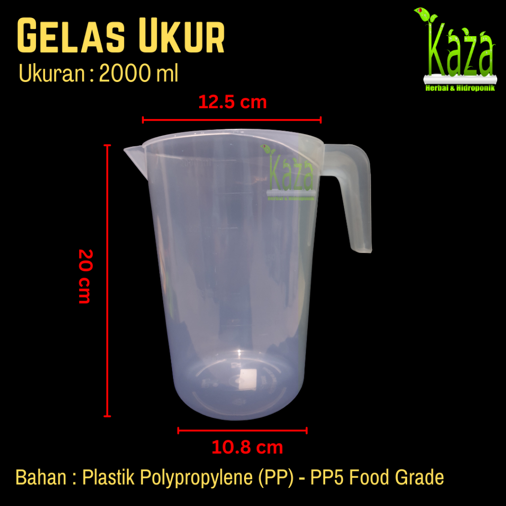 Jual Gelas Takar 2000 Ml Measuring Glass Ukur Plastik 2 Liter Shopee Indonesia 1514