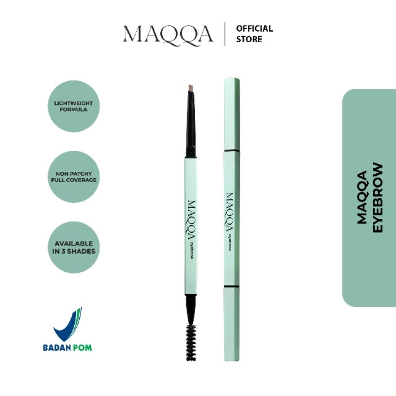 Jual (CLEARENCE) MAQQA Eyebrow Tahan Air 2in1 High-Pigment Long Lasting ...