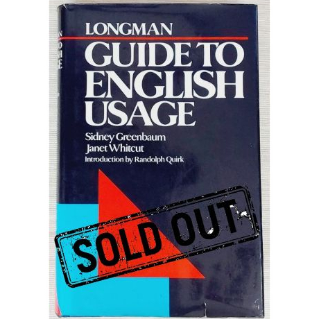 Jual HARDBACK - Longman Guide To English Usage by Sidney Greenbaum ...