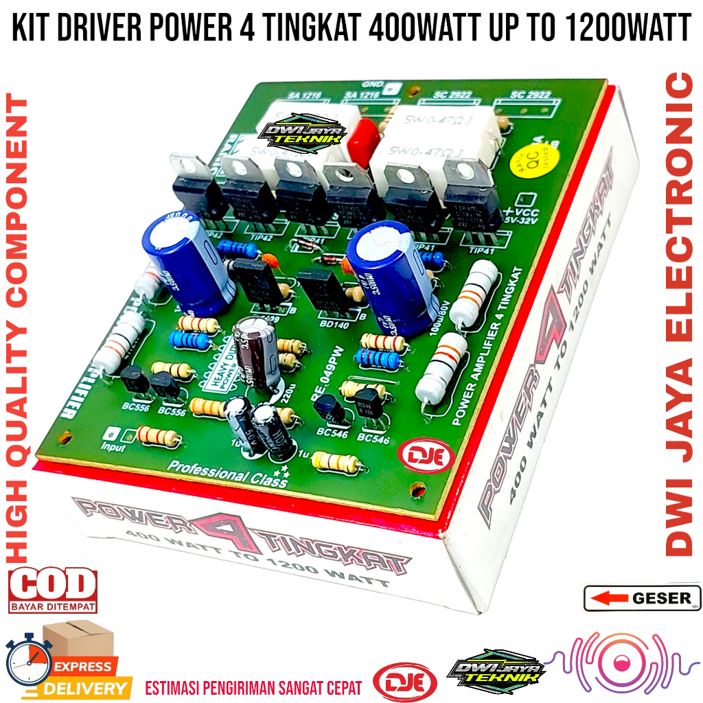 Jual Kit Driver Power 4 Tingkat (400-1200W) | Shopee Indonesia