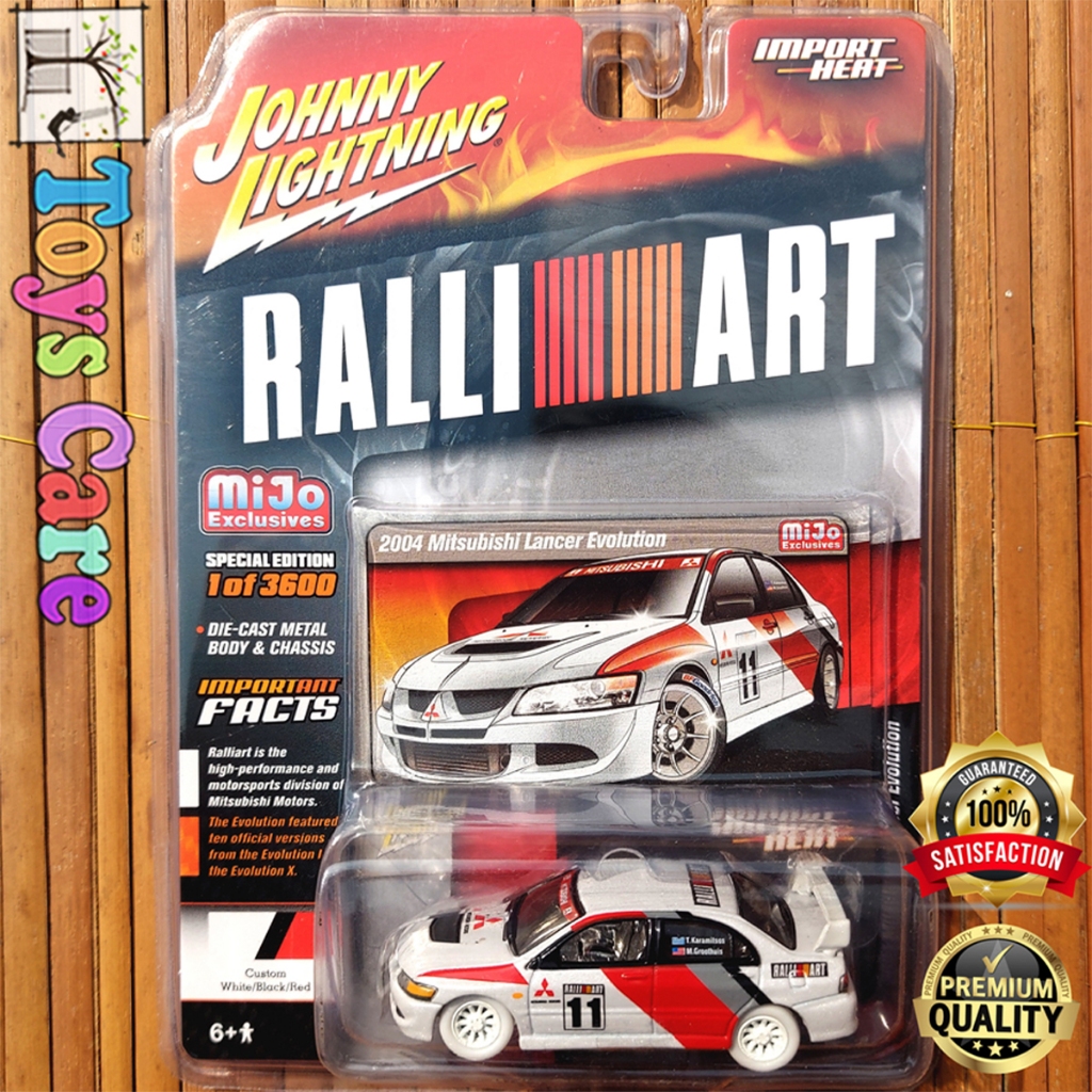 Jual JOHNNY LIGHTNING WHITE LIGHTNING 2004 MITSUBISHI LANCER EVOLUTION ...