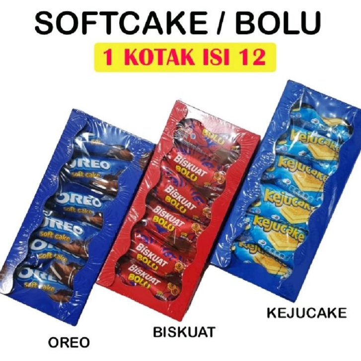 Jual OREO SOFT CAKE | BISKUAT BOLU CHOCOLATE | KRAFT BOLU KEJU CAKE ISI ...