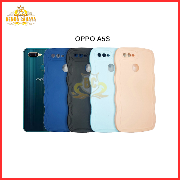 Jual Case Oppo A5s A12 A7 A11k F9 A3s C2 Softcase Gelombang