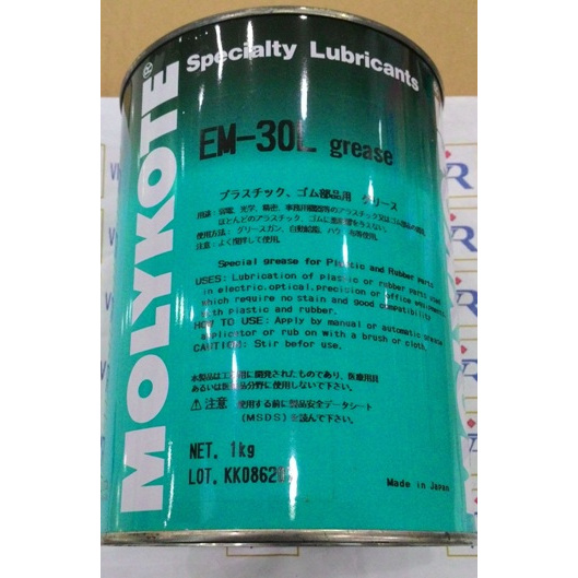 Jual molykote em 30 l plastic grease,dupont molycote gemuk plastik EM