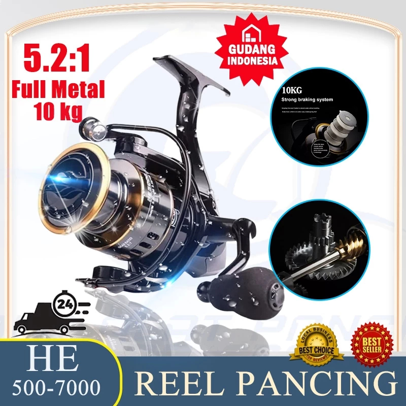 Jual Indonesia Spot Reel Pancing Putar Alat Pancing He Reel Pancing Murah Joran