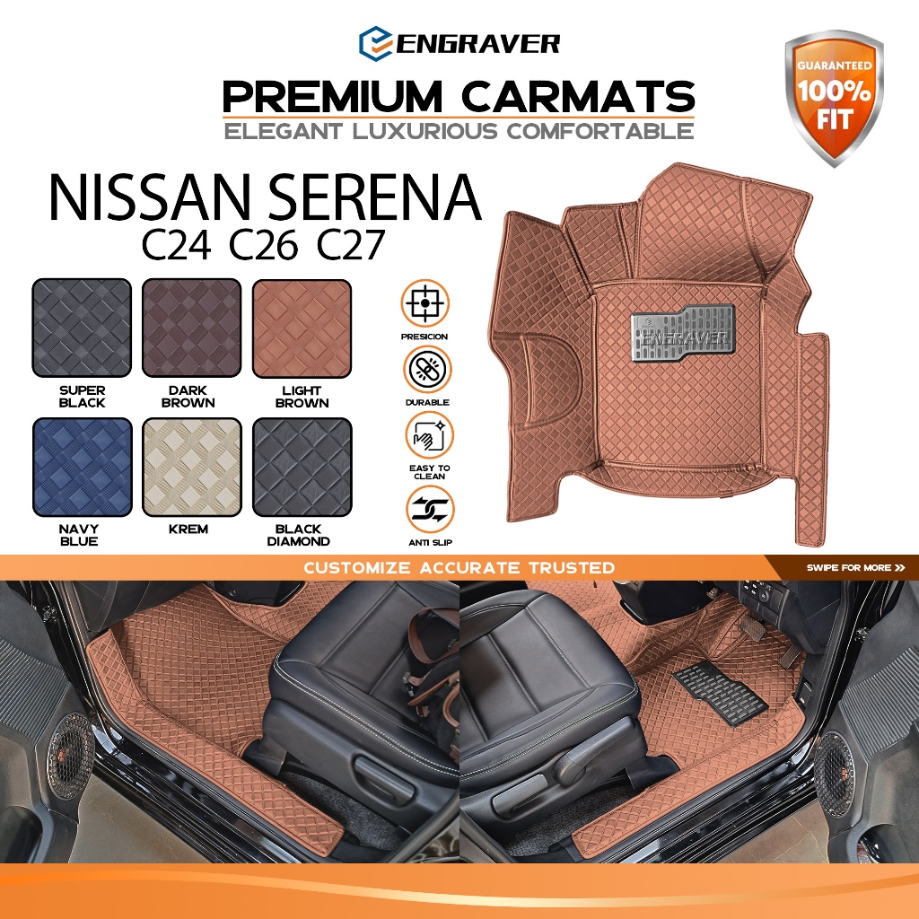 jual-engraver-karpet-mobil-nissan-serena-c24-c26-c27-nappa-leather-5d