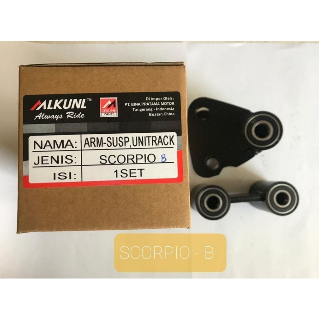 Jual Unitrack Arm Set Scorpio Z Grade B Original Mlkunl Shopee Indonesia