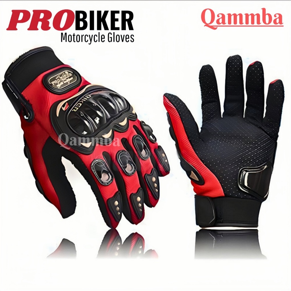 Jual Motorcycle Gloves Full Fingre Pro Biker Protector Sarung